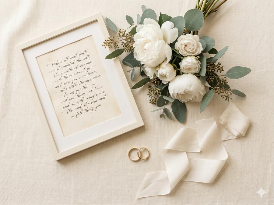 First dance lyric print
