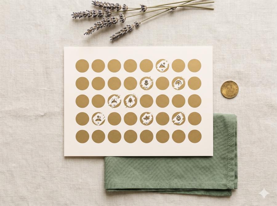 Scratch-off date night kit