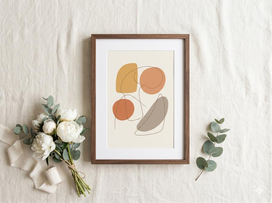 Custom couples portrait print