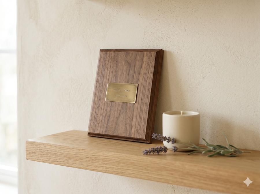 Our song Spotify code plaque